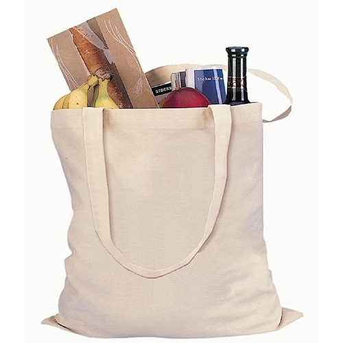 Factory wholesale cotton canvas fabric handbag tote  muslin shopping pouch portable shopper