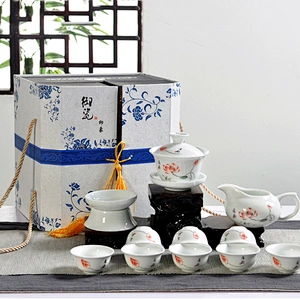 One pot+eight cups in Chaozhou clay ceramic teapot 2019