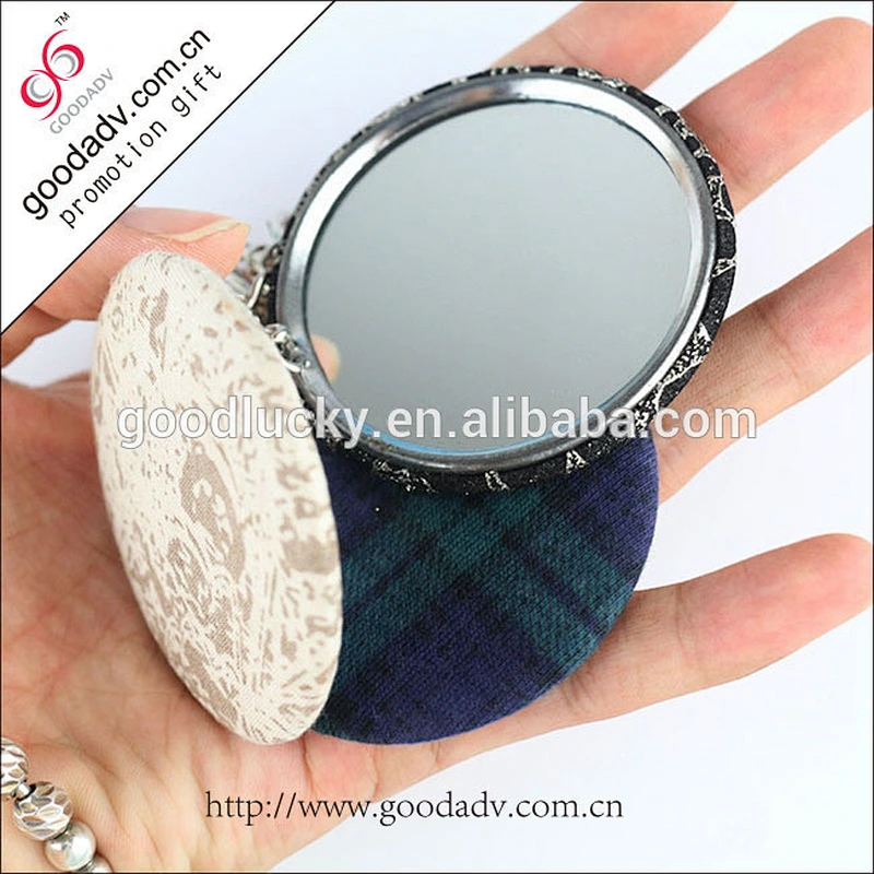 Make your own logo tin pocket mirror beautiful hand mirror