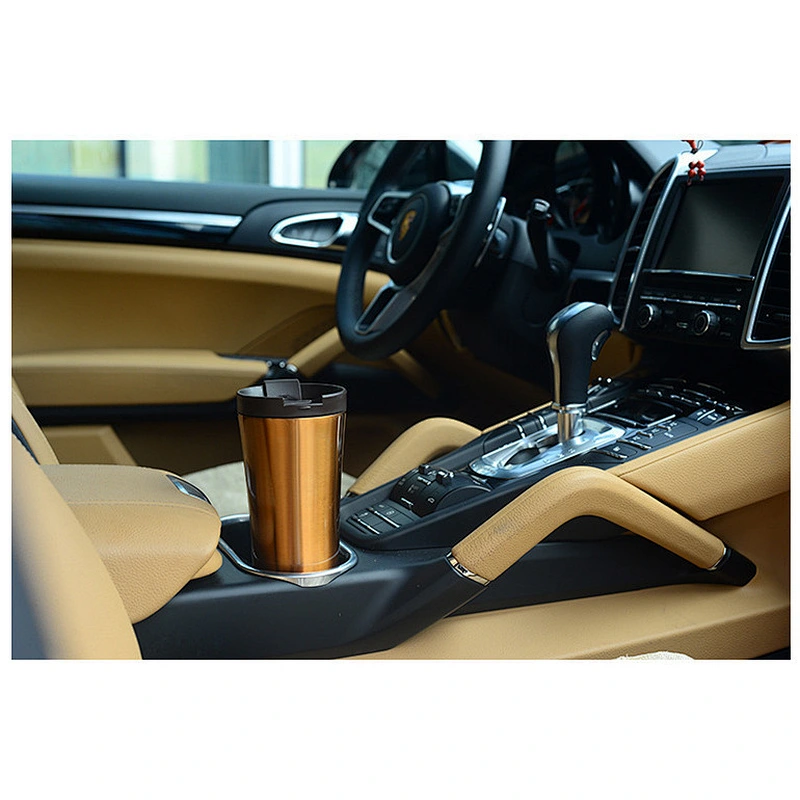 Wholesale Customized Logo Couple Coffee Cup Double Wall Vacuum Flask Stainless Steel Car Insulation Cup
