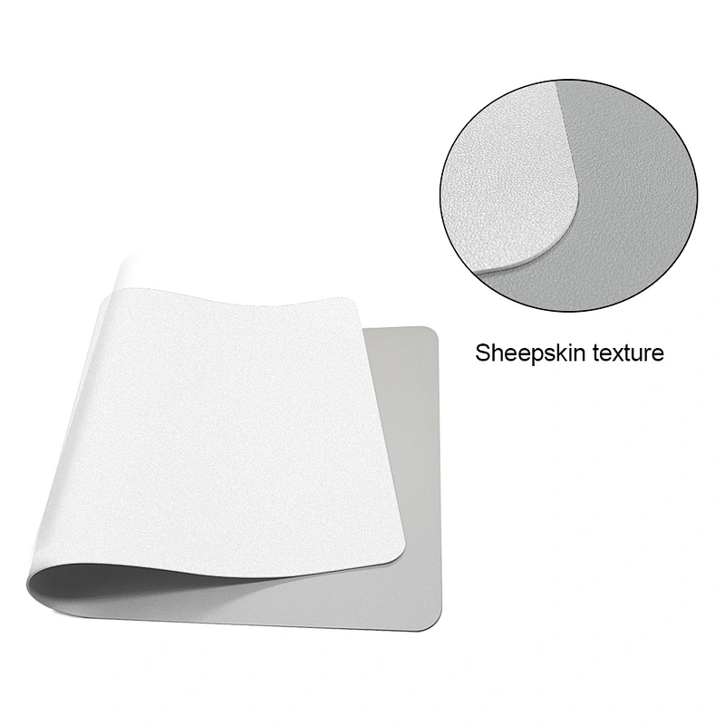 Good Quality Custom Large Double side PU Leather Mouse Pad Desk Writing Mat, Big Mouse Pad
