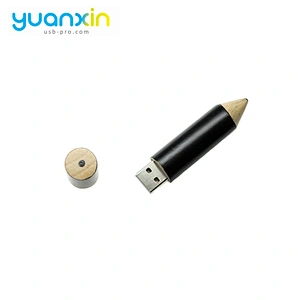 Pencil Shape Bulk Wood Usb Flash Drive For Usb Flash Drives