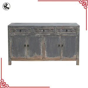 wholesale chinese antique reproduction drawer storage buffet cabinet furniture