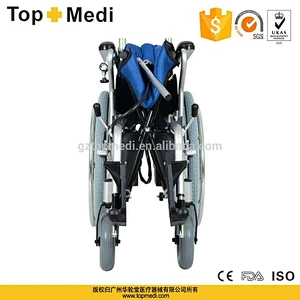 TOPMEDI folding deluxe electric power wheelchair for elderly
