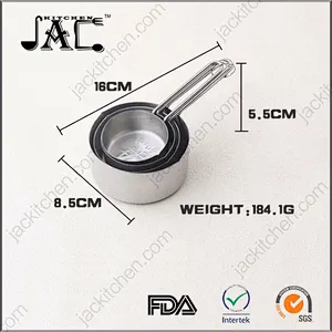 Kitchen Tools Stainless Steel Silicone Measuring Cup