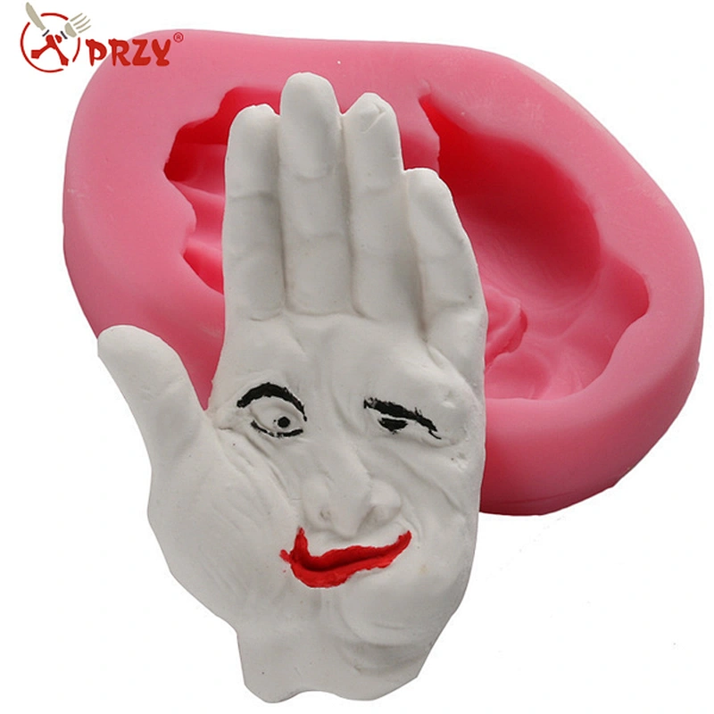 smiling hand 3d silicone molds silicone cake mold fondant mold for cake decoration