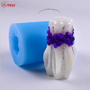 Creative 3d Silicone Candle Mold Vase Shape Handmade Crafts Resin Clay Soap Molds