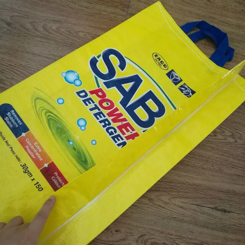 Wenzhou manufacture high quality woven bags for washing powder packaging