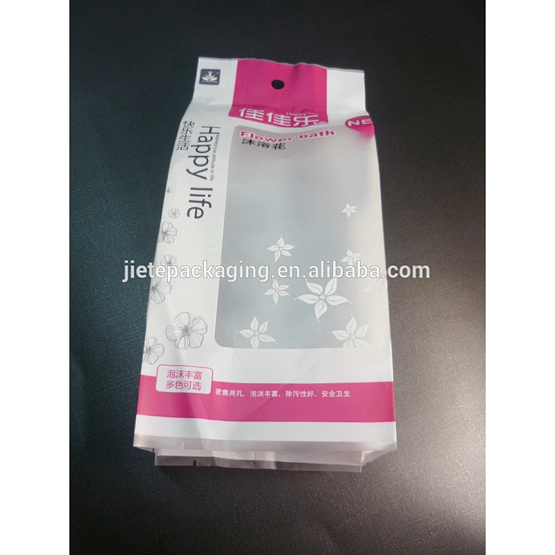 Customized waterproof plastic PE bags for flower bath