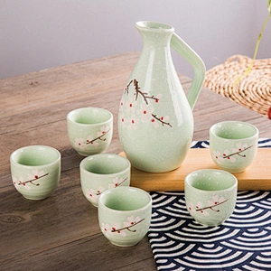陶瓷茶壶、水杯、酒具