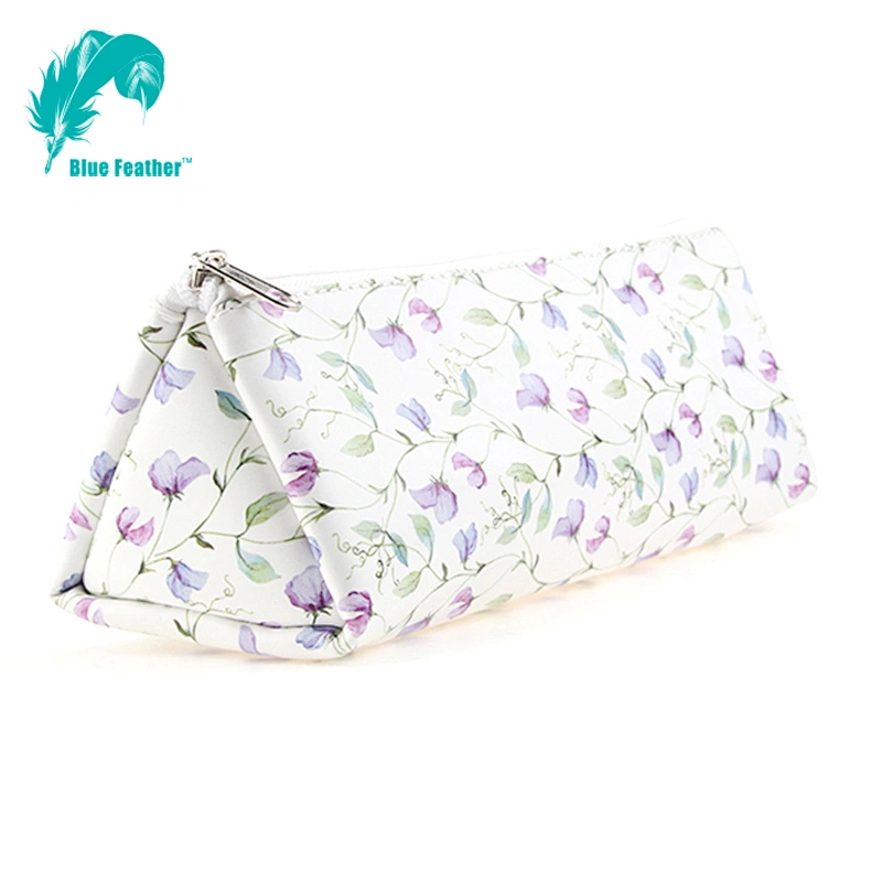 Cosmetic Bag Zipper Bag Digital Printing Pu Leather Toilet Bag