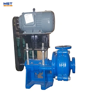 Belt driven heavy duty slurry pump