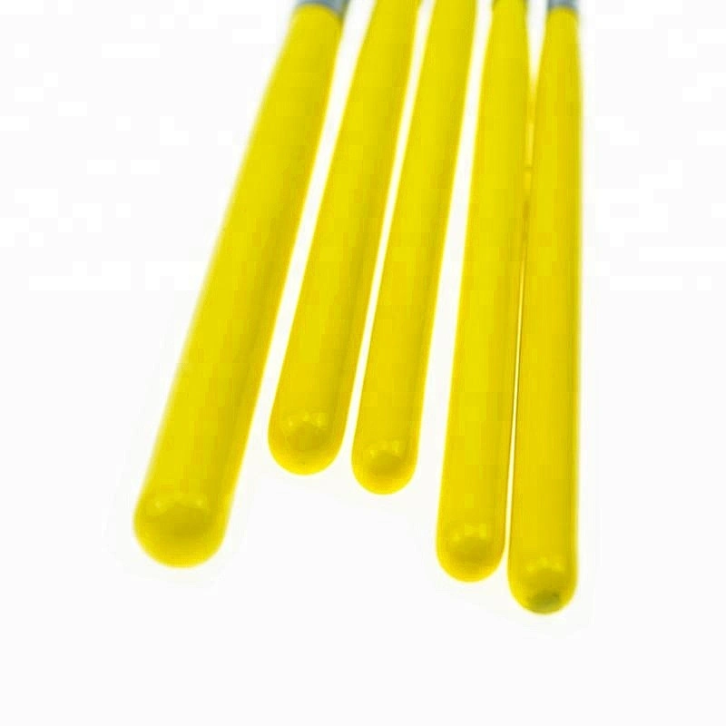 Makeup brush set private label 7PCS Yellow High quality HOT Sell soft Synthetic fiber makeup brush set