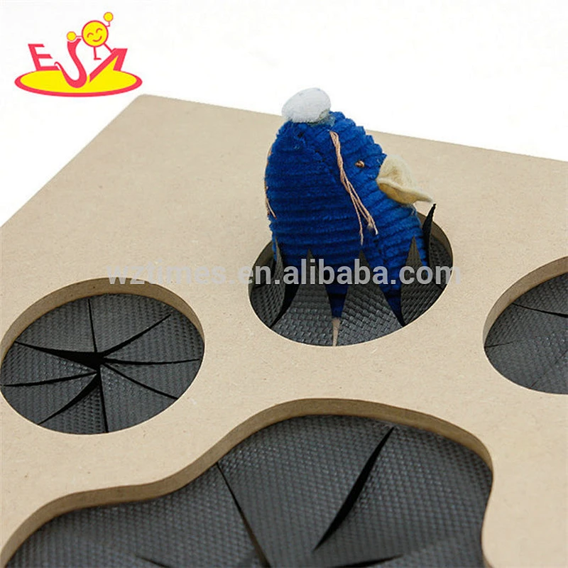 High quality pet products wooden interactive dog toys for IQ training W06F088