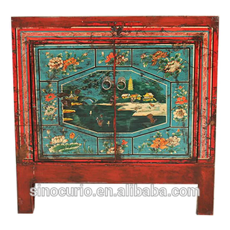 chinese antique dongbei painted furniture
