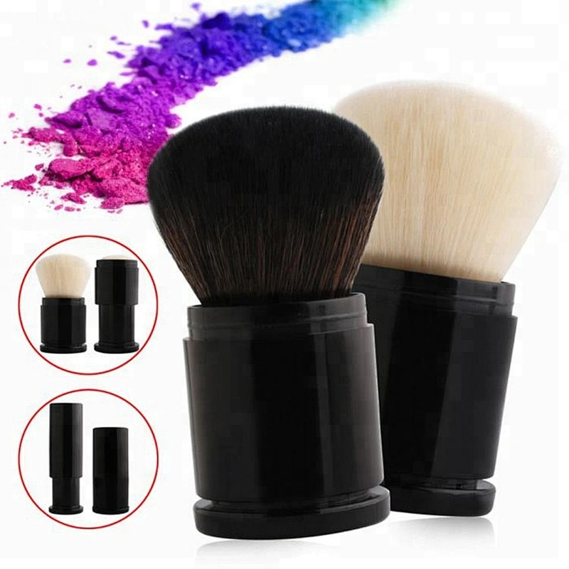 Imported Wholesale Kabuki Makeup Brush Foundation Travel Retractable Blush Brushes Beauty Cosmetic Kabuki Brush