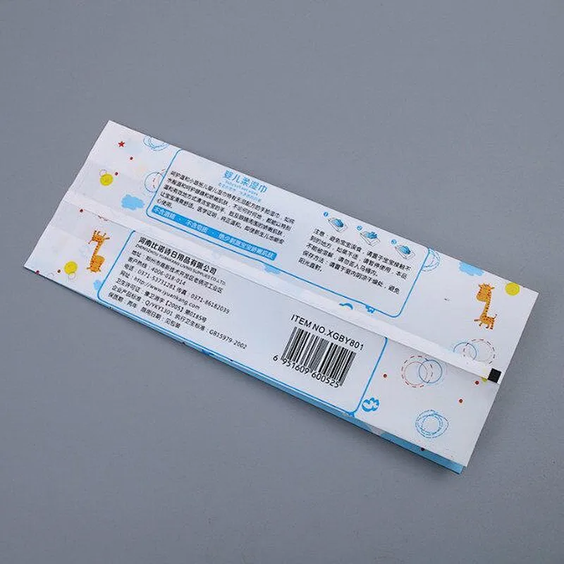 Guaranteed quality cheap wet paper towel bag for children