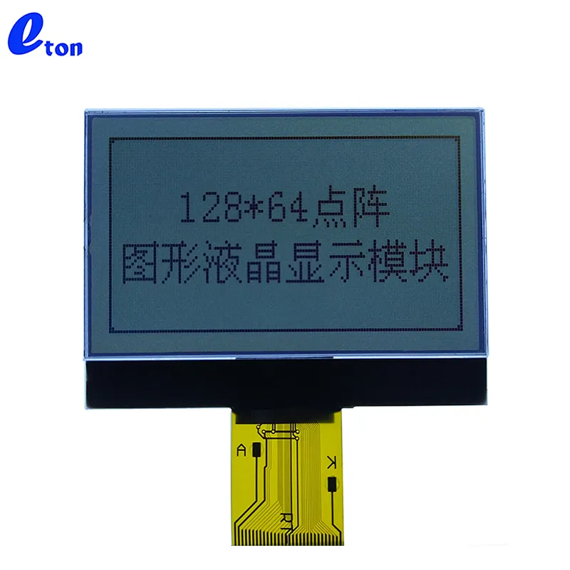 COG+FPC connector FSTN 12864 lcd module, graphic lcd module 12864