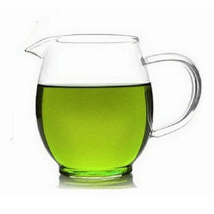 High borosilicate quality fire heating glass teapot 9oz for office