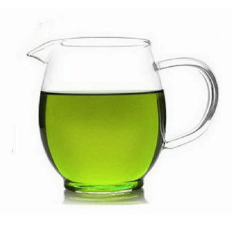 High borosilicate quality fire heating glass teapot 9oz for office
