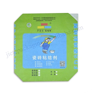 Industrial use stand up 3 layer kraft paper cement packing bag for volcanic ash,fly ash,dry mortar