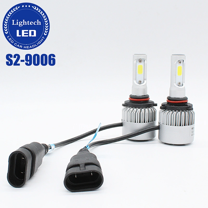Cheap S2 COB Headlight 72W 8000LM 12V Car LED Bulbs HB4 9006 LED Car Headlight For Motorcycles