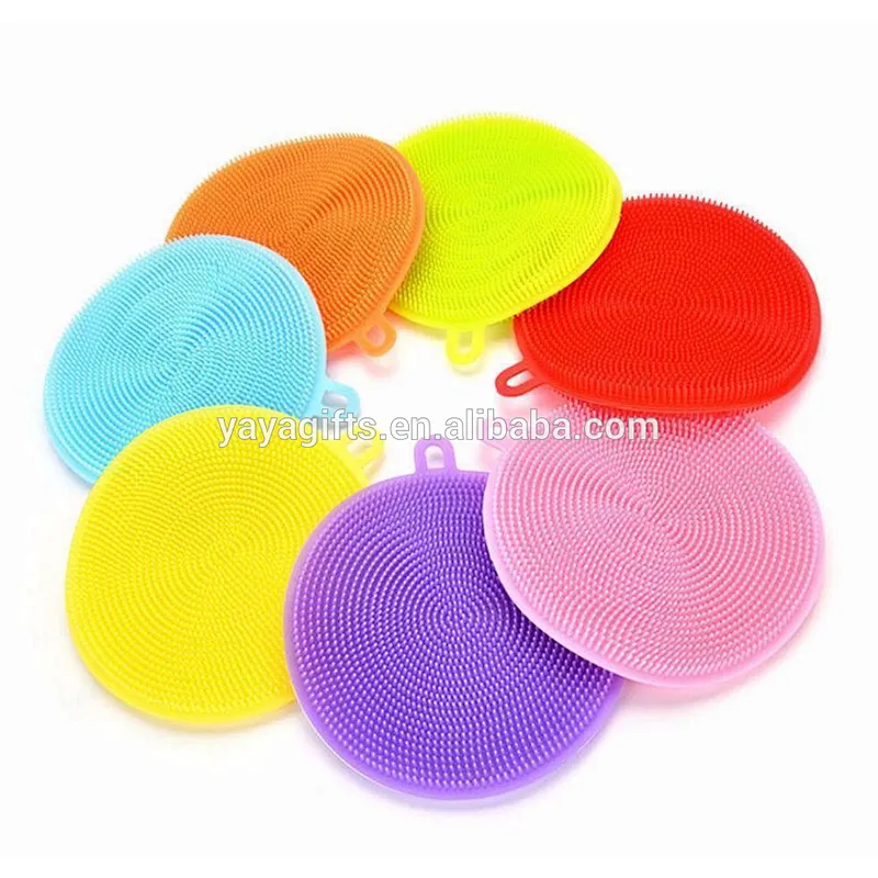 Silicone dish scrubber dish washing brush silicone brush for dish