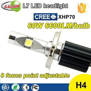 GUANGZHOU LUJIA L7 xhp70 13200lm auto led headlight H4 led bulb HB3 H7 H11 9004 9005 9006 D1 D2 D2R LED car headlight
