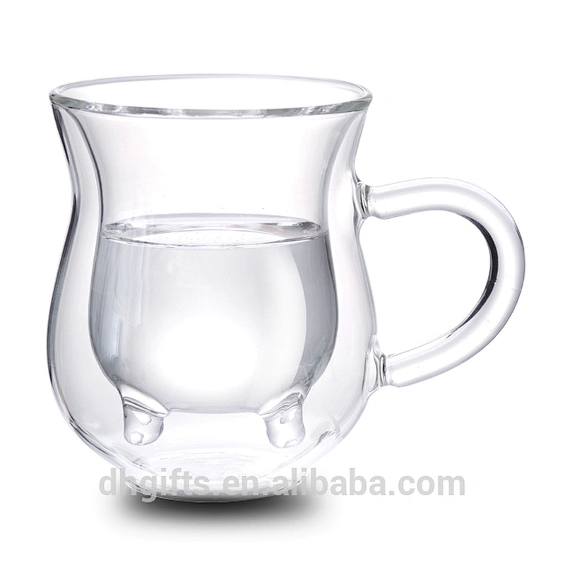 Double Wall Glass Cup heat resistant glass bottle glass cookware