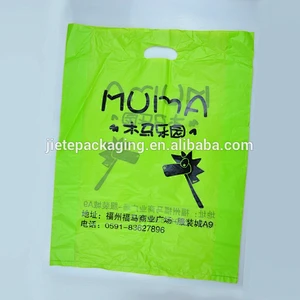 PE plastic shopping bag with customized LOGO printing
