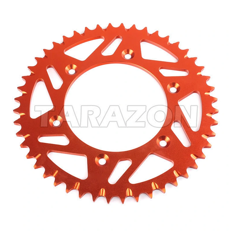 38-55 Teeth Lightweight aluminum motorcycle rear sprockets for off road bike