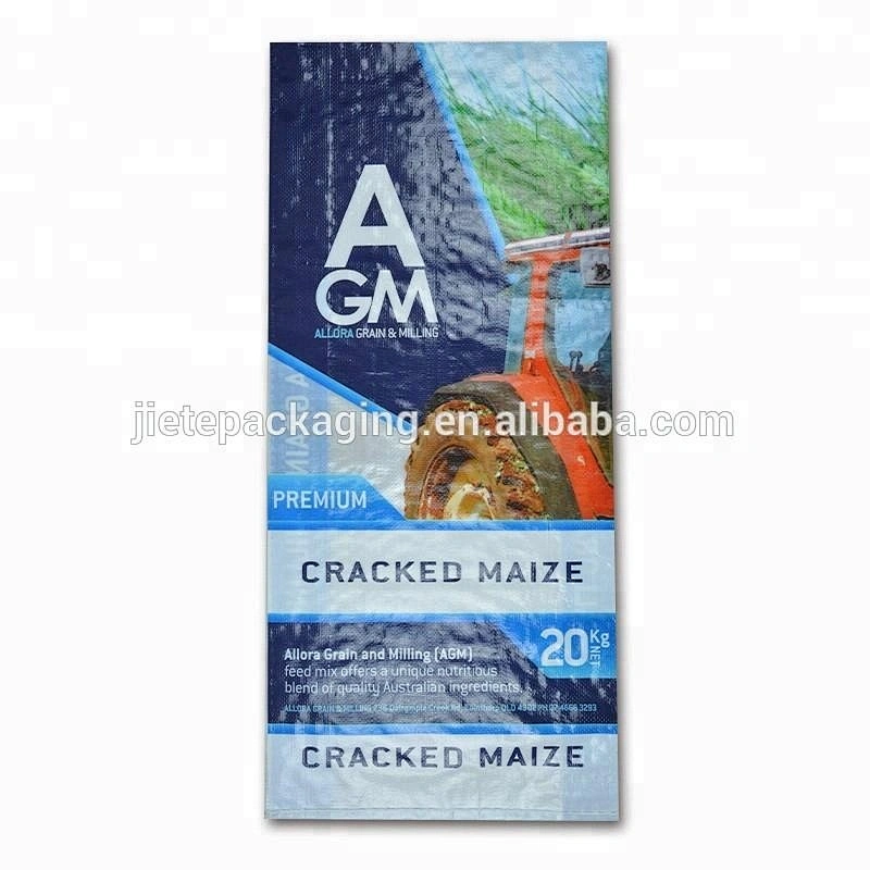 Video, Customized transparent virgin PP plastic woven rice packaging bags dimensions 20kg 25kg 50kg