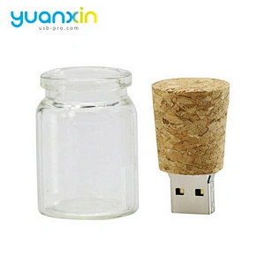 Glass Bottle Shape 64Gb Usb Flash Drive