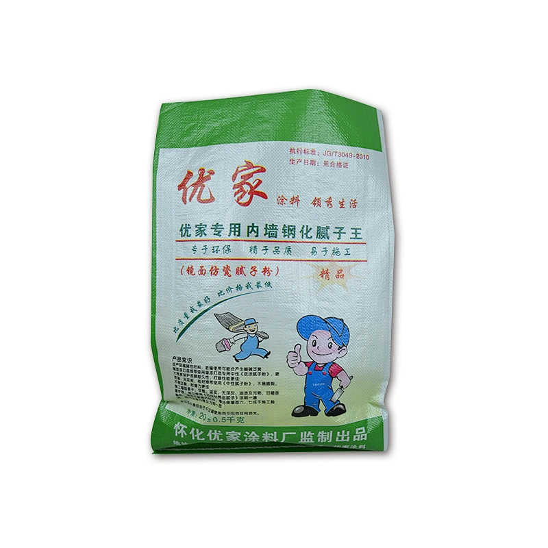 pp woven bag for building wall putty bag,white cement wall putty bag