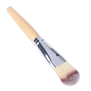 Custom mask brush wooden handle facial mask applicator brush
