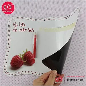 Paper strawberry printing refrigerator magnet memo board