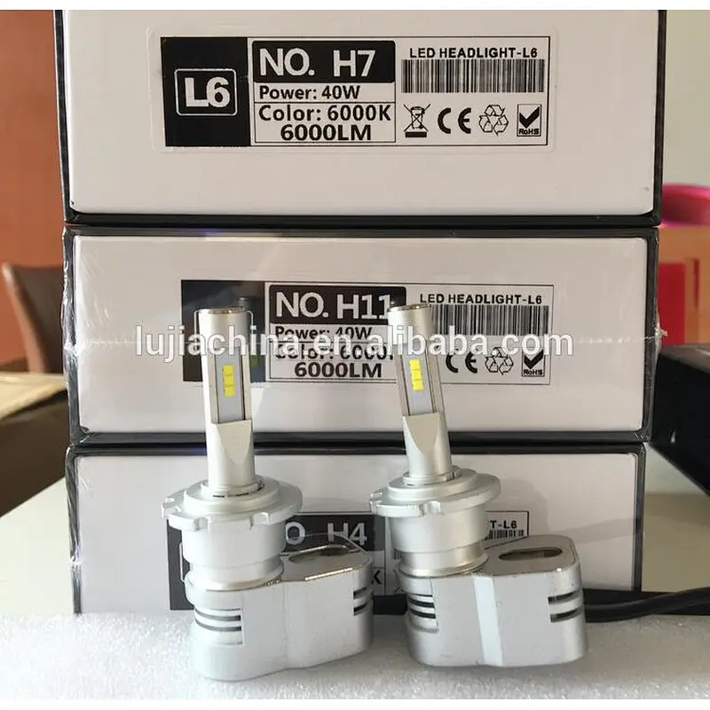 NEW L6 D1s D2s D3s 40W 6000LM led head light conversion bulbs LED kit, Japan Turbo cooling technology for Car accessories