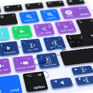 Waterproof final cut pro Shortcuts custom silicone keyboard cover Silicone Keyboard Cover For macbook pro 13