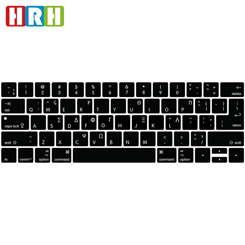 Arabic,English,Hebrew,russian german keyboard Products Waterproof Silicone Keyboard Protector for Mac Book Pro 13 15 touch bar