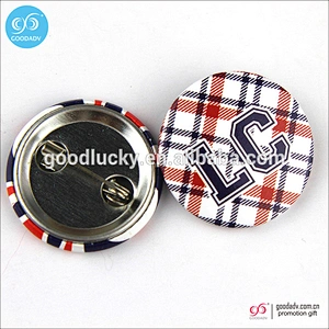 Custom Badge Manufacturer cheap tin metal pin button badge