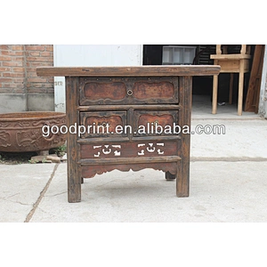 Reproduction antique chinese furniture/Side carving table