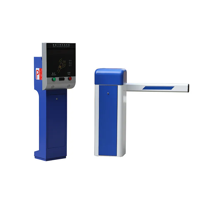 Intelligent entrance and exit barrier gate with ticket dispenser