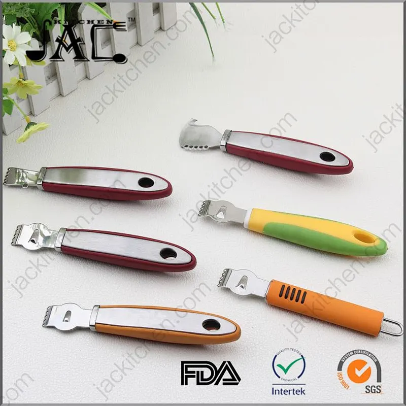 Durable Rubber Stainless Steel Lemon Zester And Grater