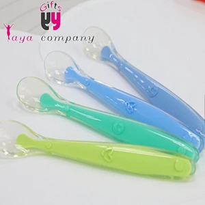 FDA Nice Baby product of Silicone spoon with many size and color
