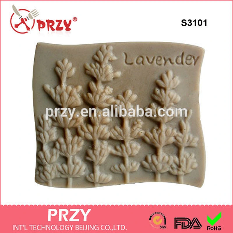 S3101 PRZY DIY Lavender Silicone Soap Mold