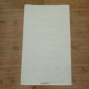 Industrial white woven bag 50kg for cement packaging