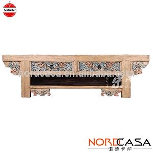 wholesale china antique hand carved TV Cabinets