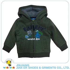 Factory price 0-24M children boys casual hooded jacket