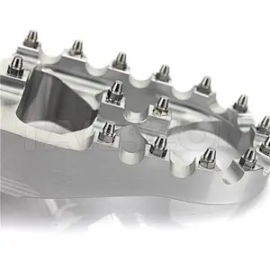 Custom aluminum motorcycle foot rests for Honda African Twin 2016 2017