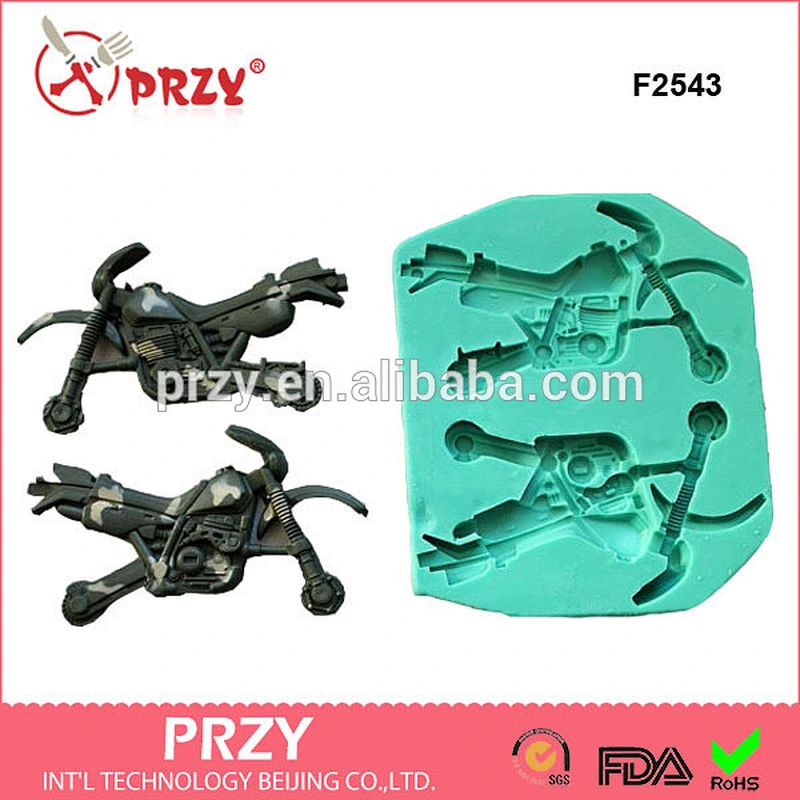 F2543 Silicone Mould 3D MOTOR Cake Decorating Fondant / fimo mold
